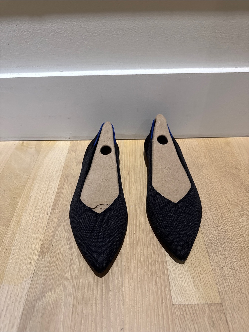 Rothy’s Women's Black Pointed Toe Ballet Flats